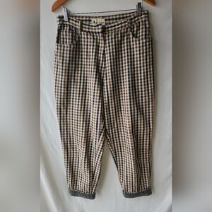 Vintage Aquascutem Ladies Full Plaid Trouser Pants Size 14